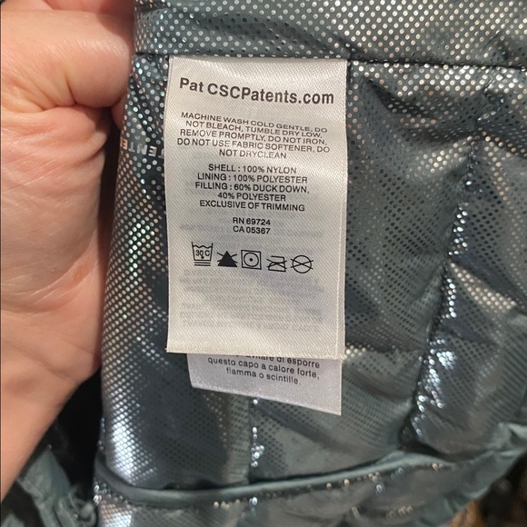 Teal Columbia Omni Heat Mid thigh Coat - Picture 4 of 11